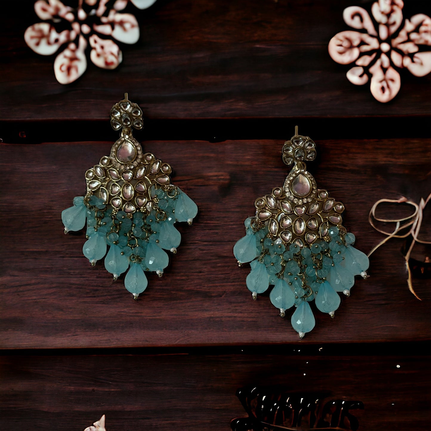 AMIRA KUNDAN EARRINGS