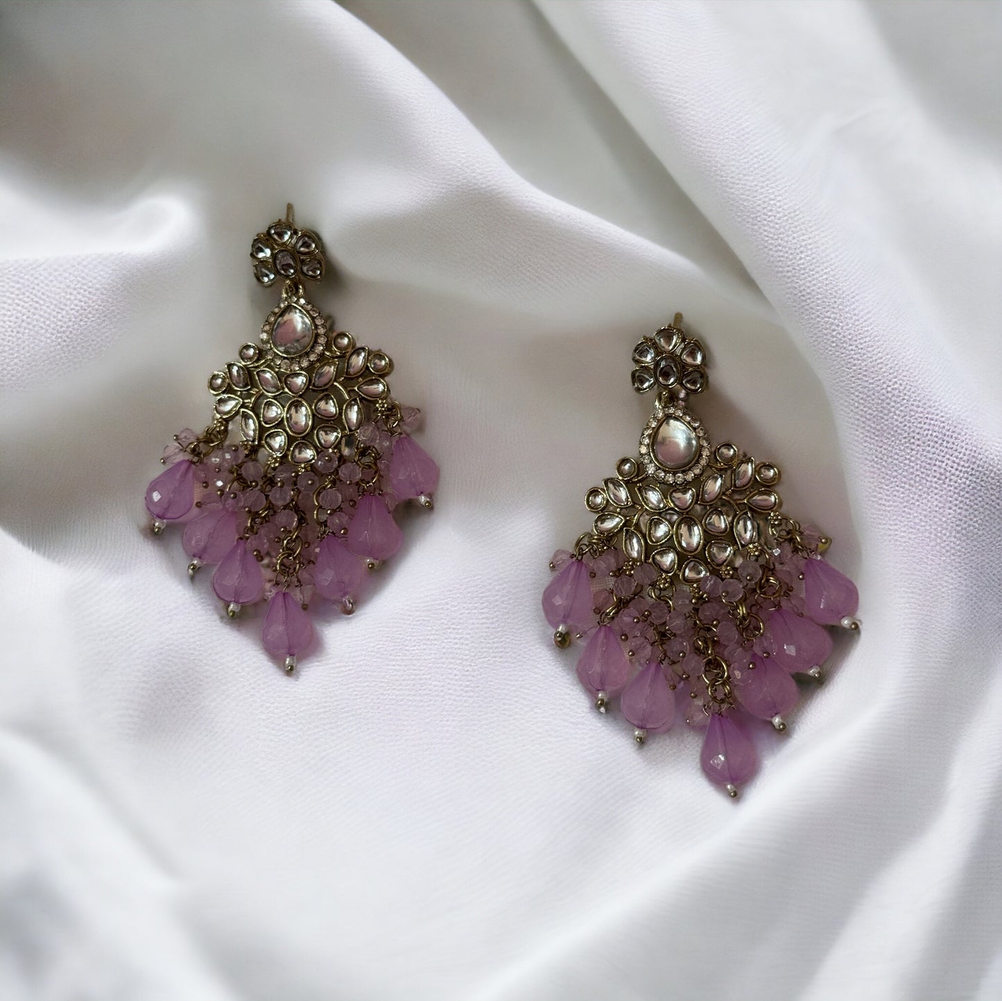 AMIRA KUNDAN EARRINGS
