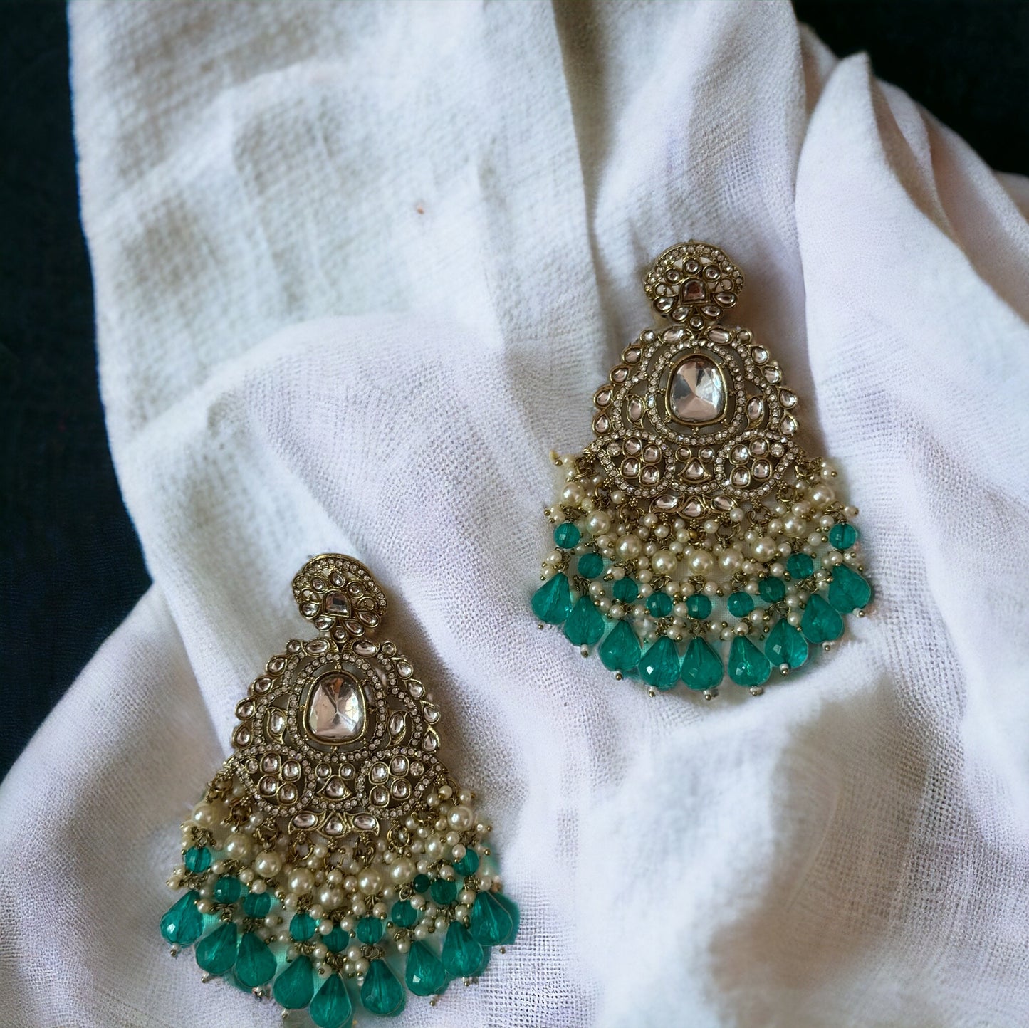 BRIDAL GLAM PEARL KUNDAN