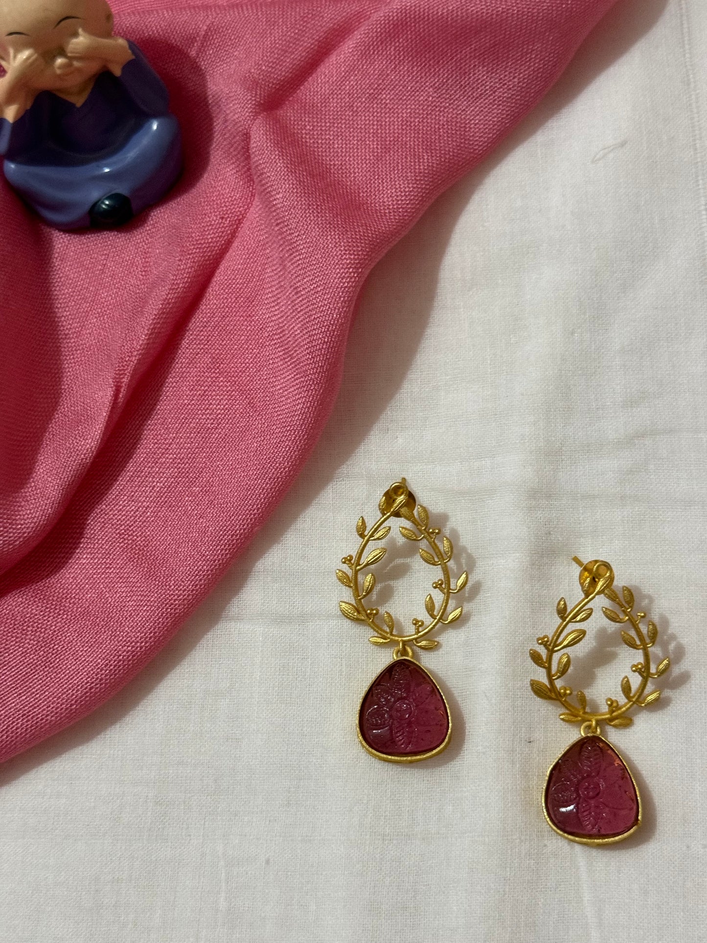 RHEA BRASS EARRINGS