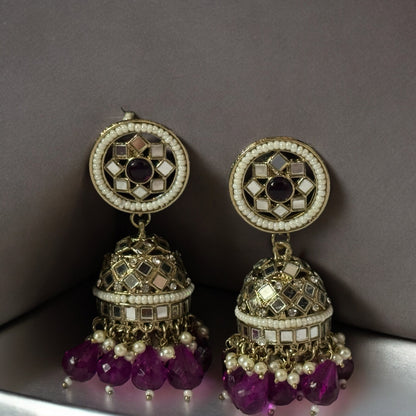 MIRROR DAZZLING JHUMKA