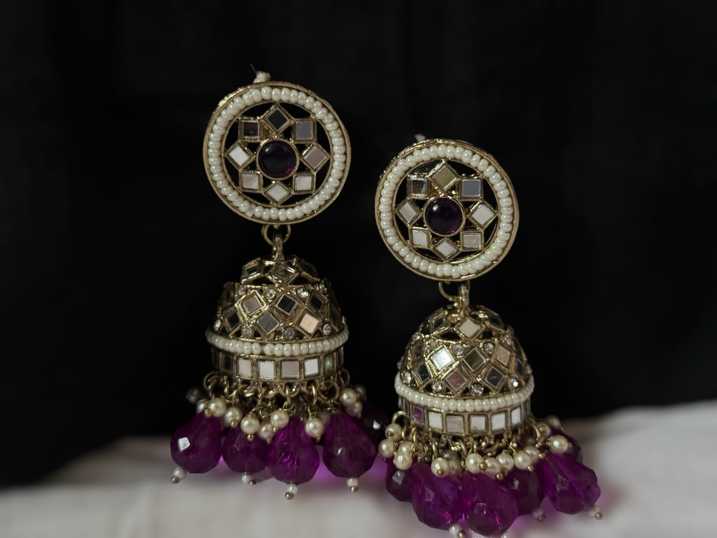 MIRROR DAZZLING JHUMKA