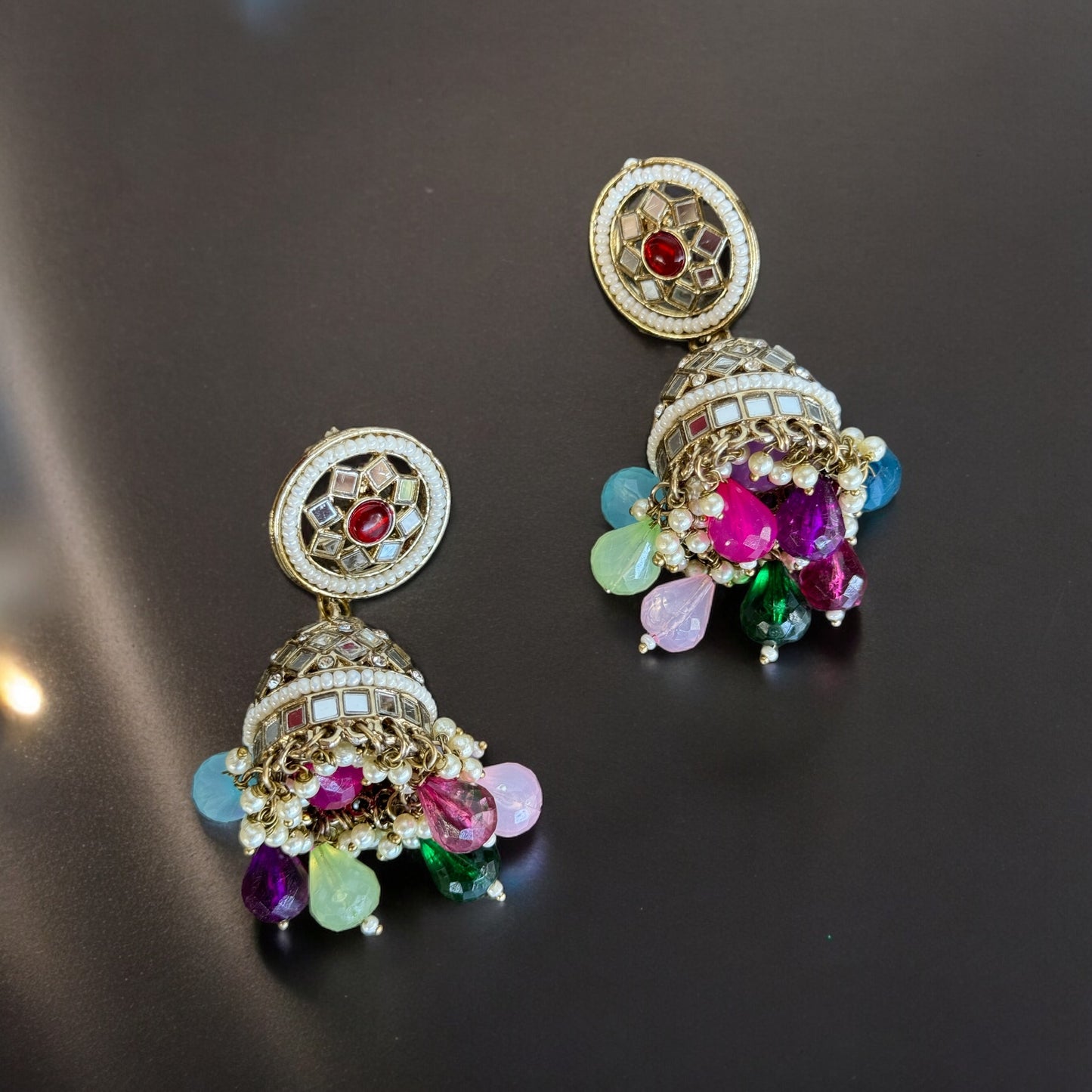 MIRROR DAZZLING JHUMKA