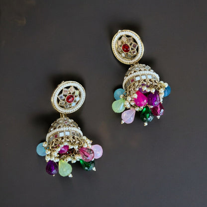 MIRROR DAZZLING JHUMKA