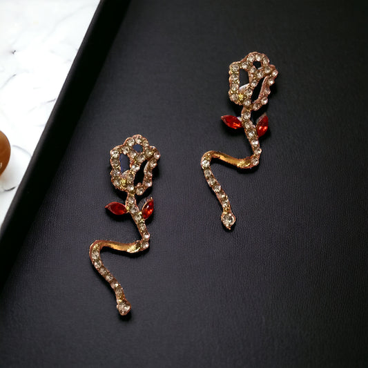 REDROSE GLAM EARRINGS