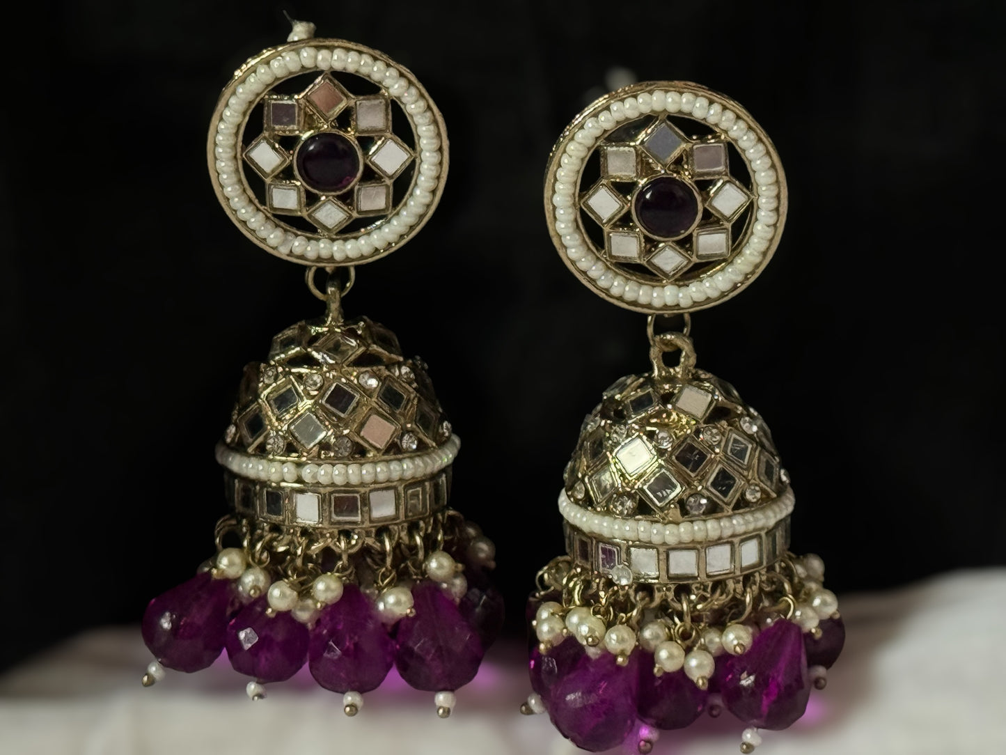 MIRROR DAZZLING JHUMKA