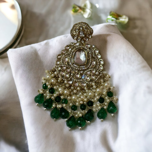 BRIDAL GLAM PEARL KUNDAN