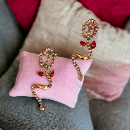 REDROSE GLAM EARRINGS