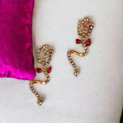REDROSE GLAM EARRINGS