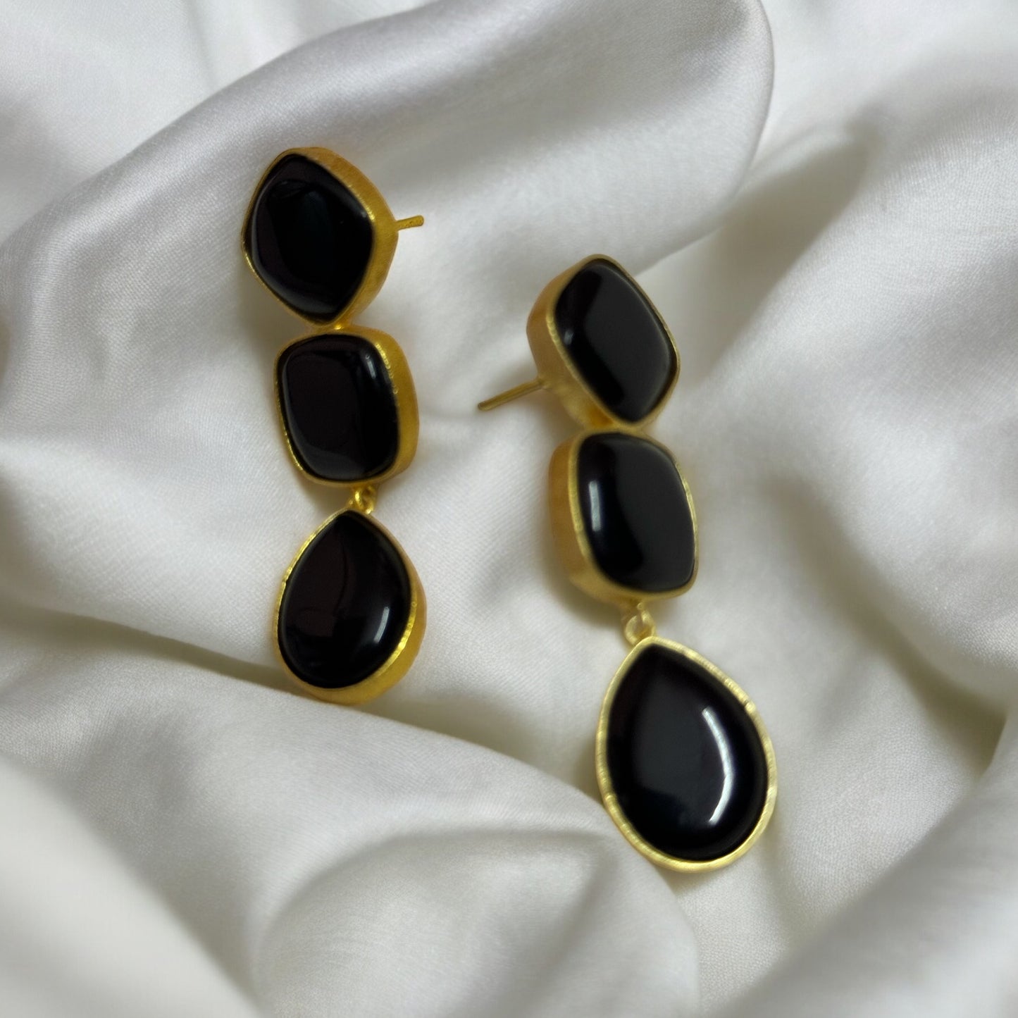 MONALISA BRASS EARRINGS