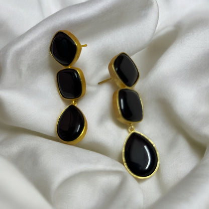 MONALISA BRASS EARRINGS