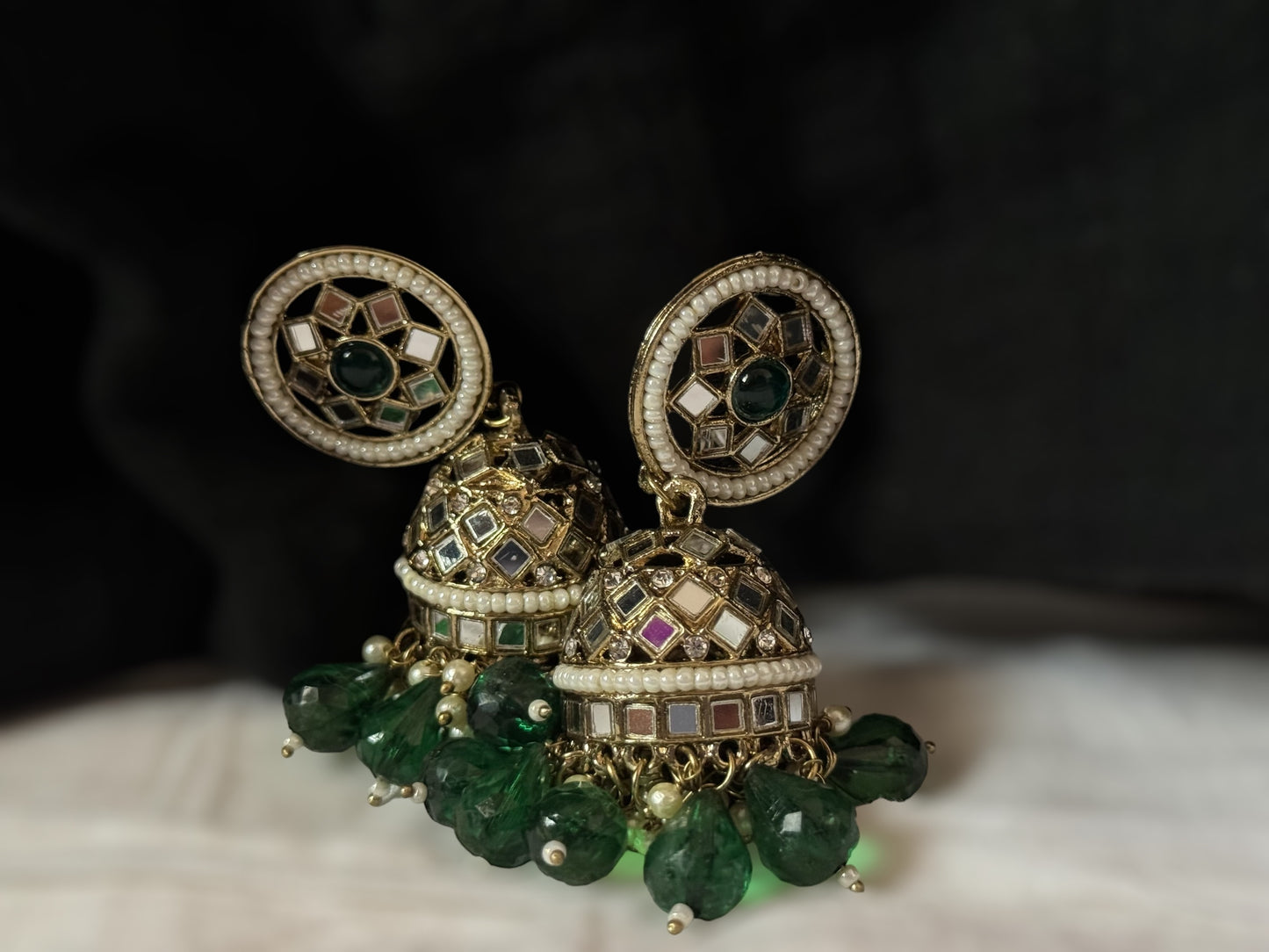 MIRROR DAZZLING JHUMKA