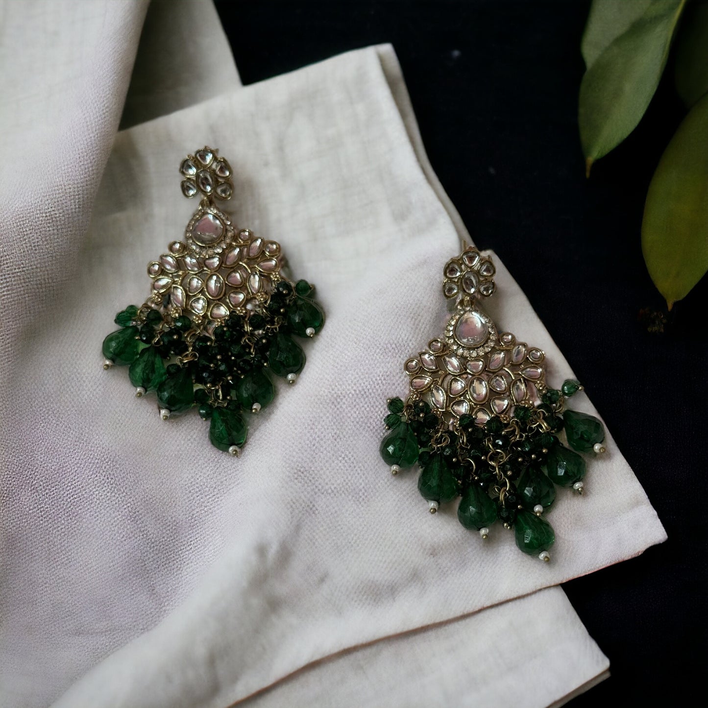 AMIRA KUNDAN EARRINGS