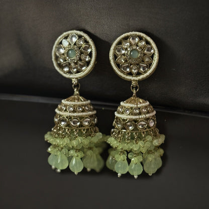 BRIDAL  PEARL JHUMKA