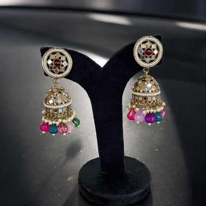 MIRROR DAZZLING JHUMKA