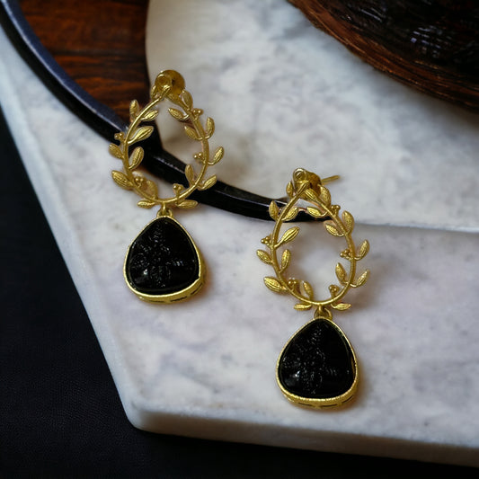 RHEA BRASS EARRINGS