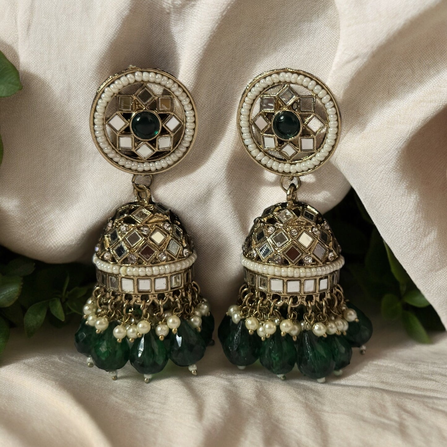 MIRROR DAZZLING JHUMKA