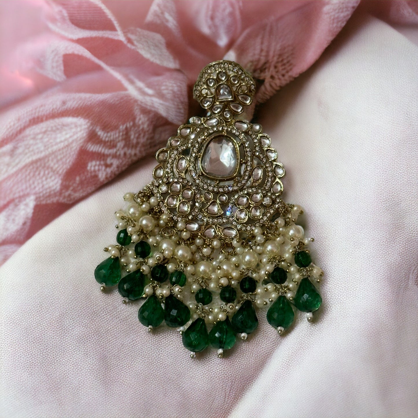 BRIDAL GLAM PEARL KUNDAN