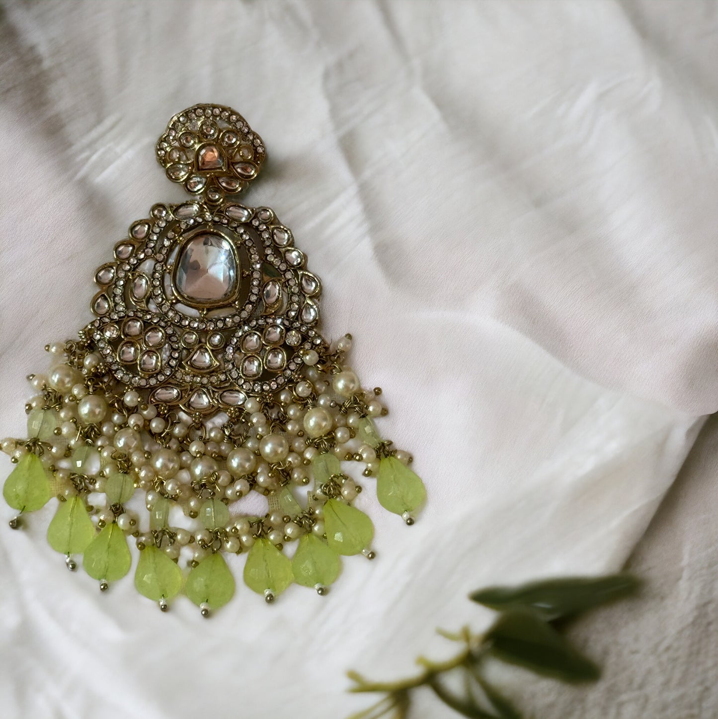 BRIDAL GLAM PEARL KUNDAN