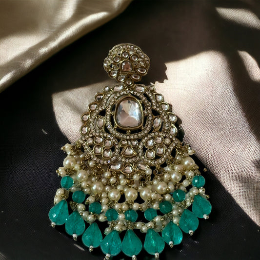 BRIDAL GLAM PEARL KUNDAN