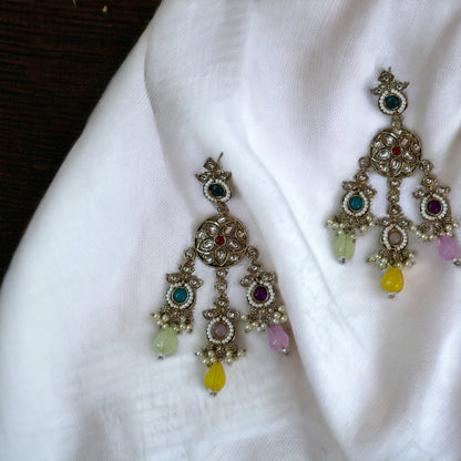 ELEGANT KUNDAN PEARL STATEMENT