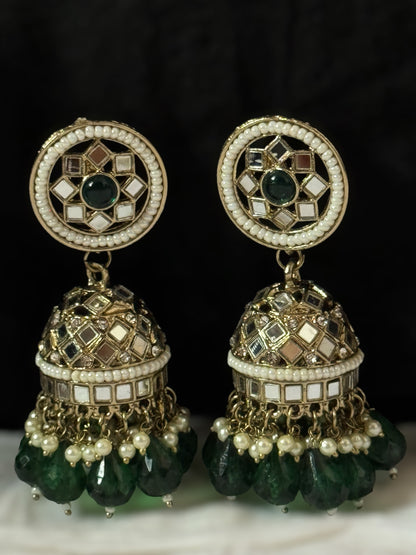 MIRROR DAZZLING JHUMKA