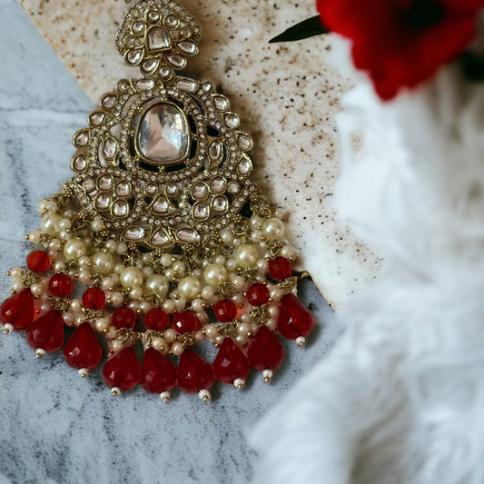 BRIDAL GLAM PEARL KUNDAN