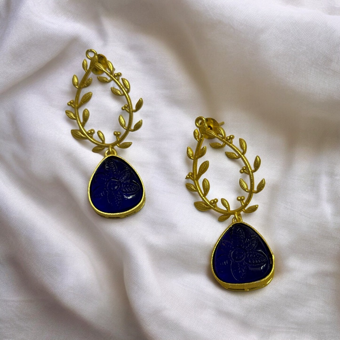 RHEA BRASS EARRINGS